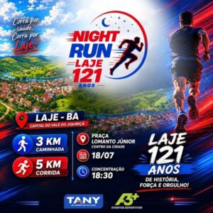 nigth run laje 121 anos